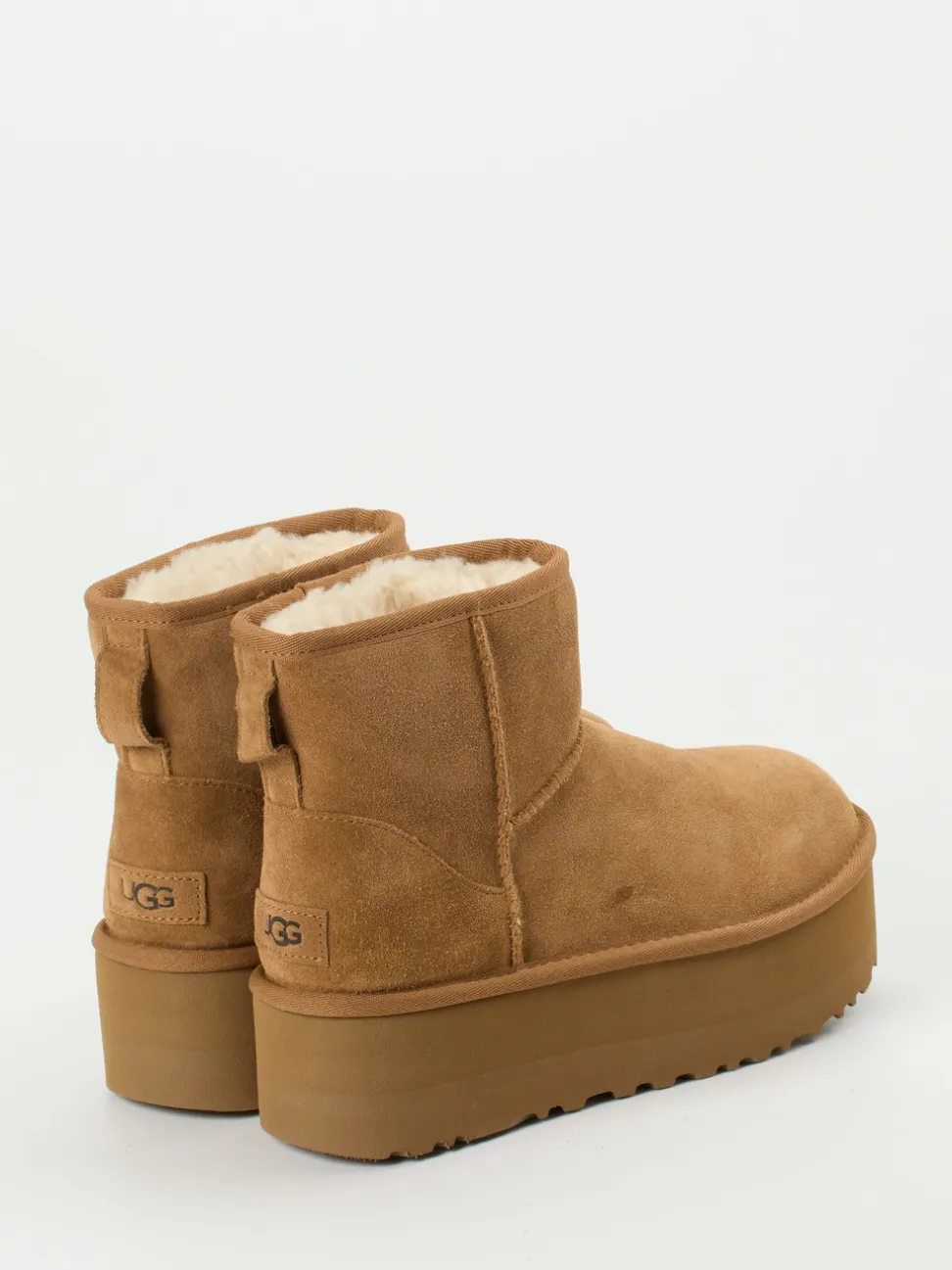 UGG – Stiefeletten aus Veloursleder karamellbraun