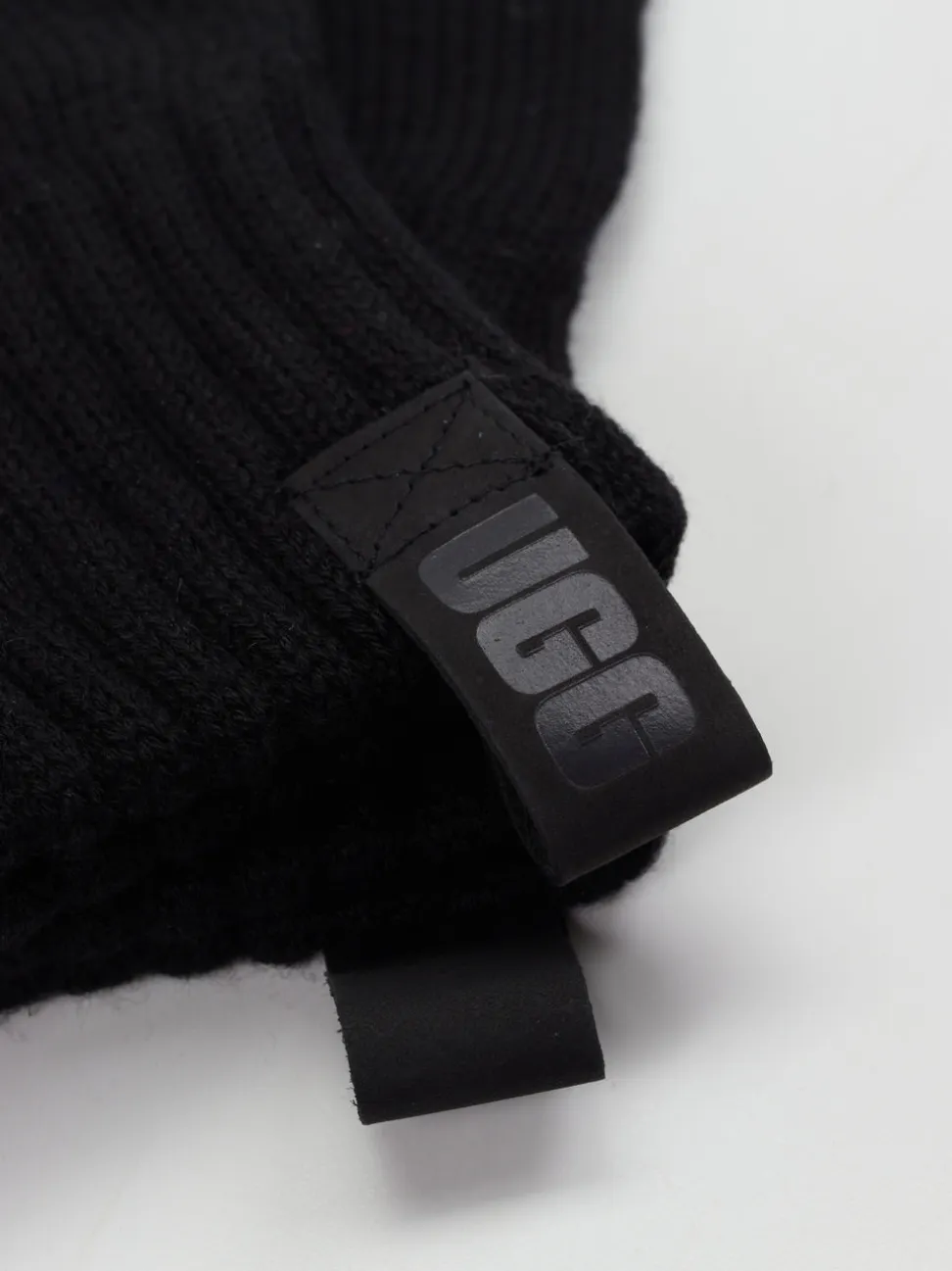 UGG – Strickhandschuhe aus Textil schwarz