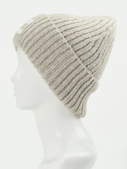 UGG – Strickmütze aus Textil in Hellbeige