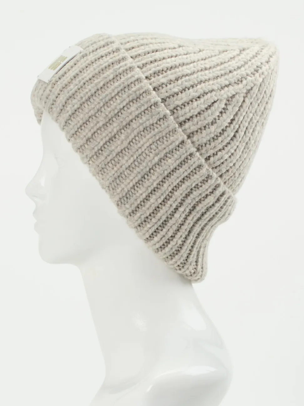 UGG – Strickmütze aus Textil in Hellbeige
