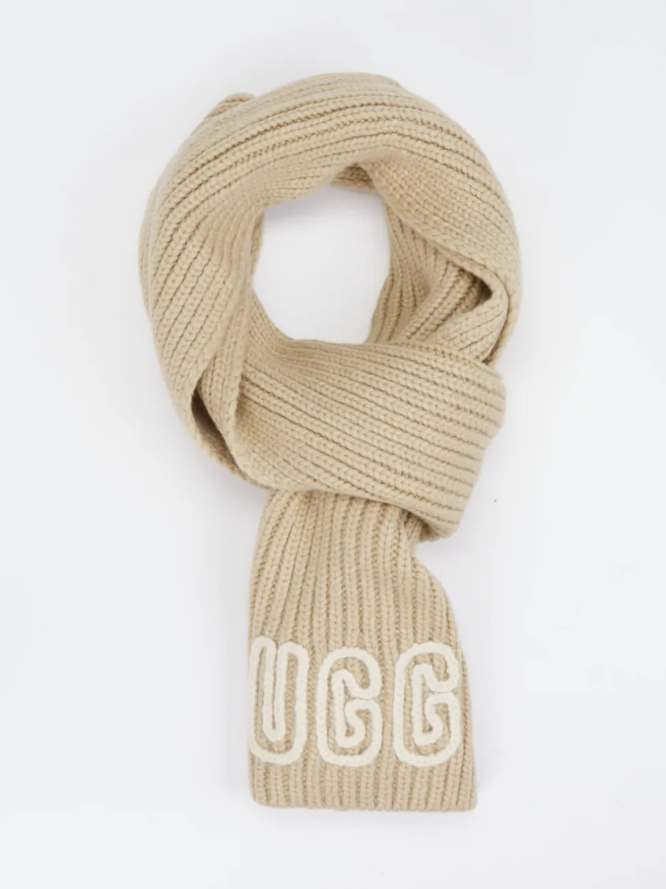 UGG – Strickschal aus Textil in Beige