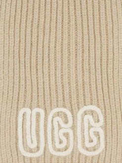 UGG – Strickschal aus Textil in Beige