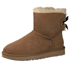 UGG – Winterboots aus Lammfell und Veloursleder braun