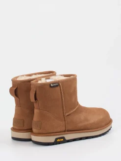 UGG – Winter-Boots aus Veloursleder cognacbraun
