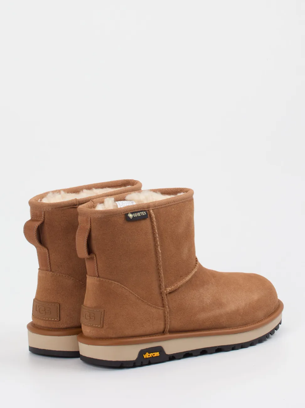 UGG – Winter-Boots aus Veloursleder cognacbraun