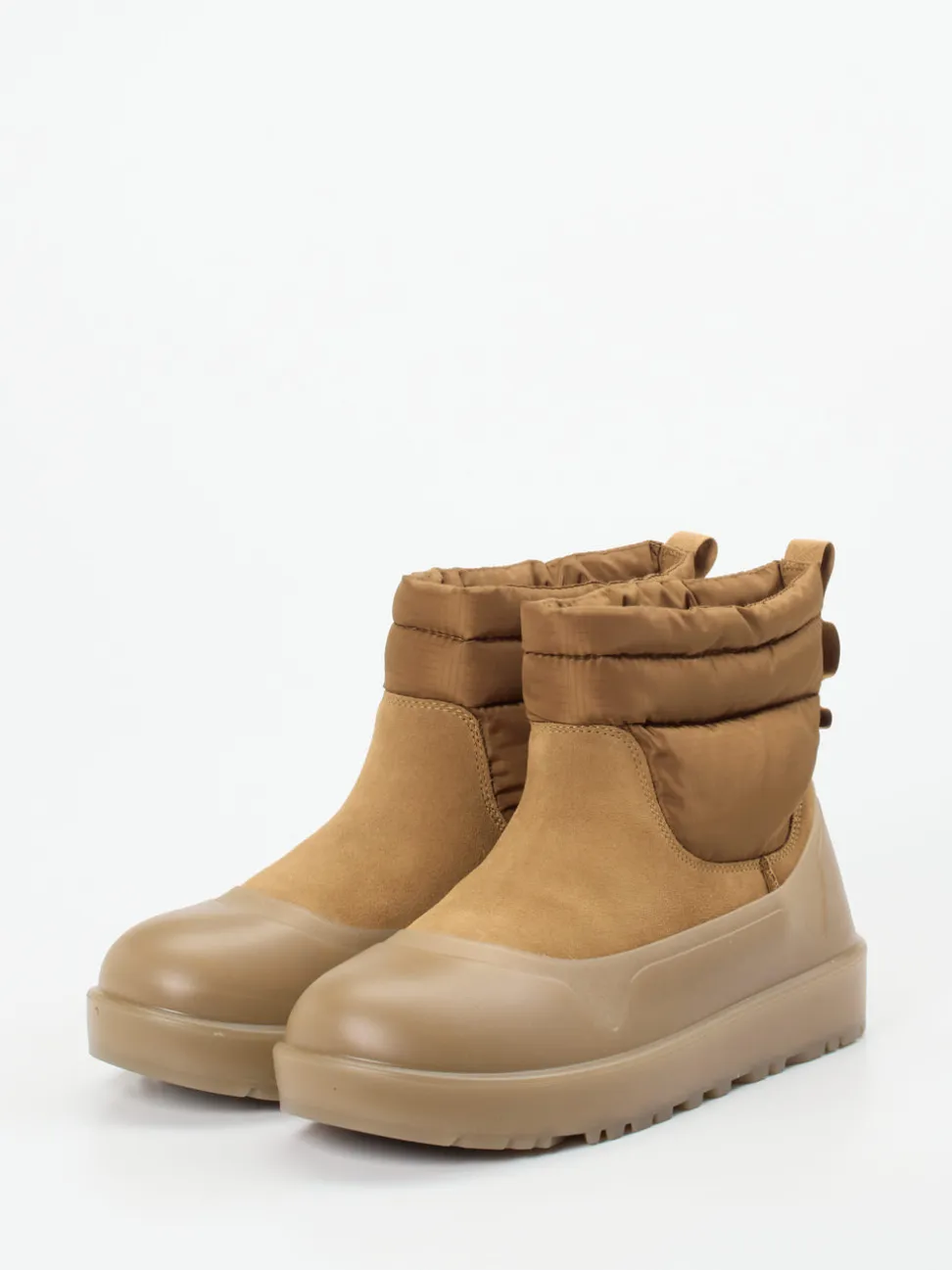 UGG – Winter-Boots aus Veloursleder und Nylon cognac