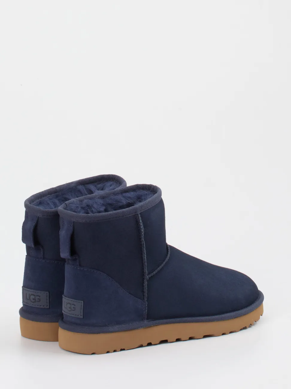 UGG – Winterboots aus Veloursleder Dunkelblau
