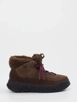 UGG – Winterboots aus Veloursleder mittelbraun