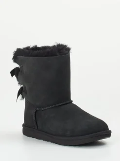UGG – Winterboots aus Veloursleder Schwarz