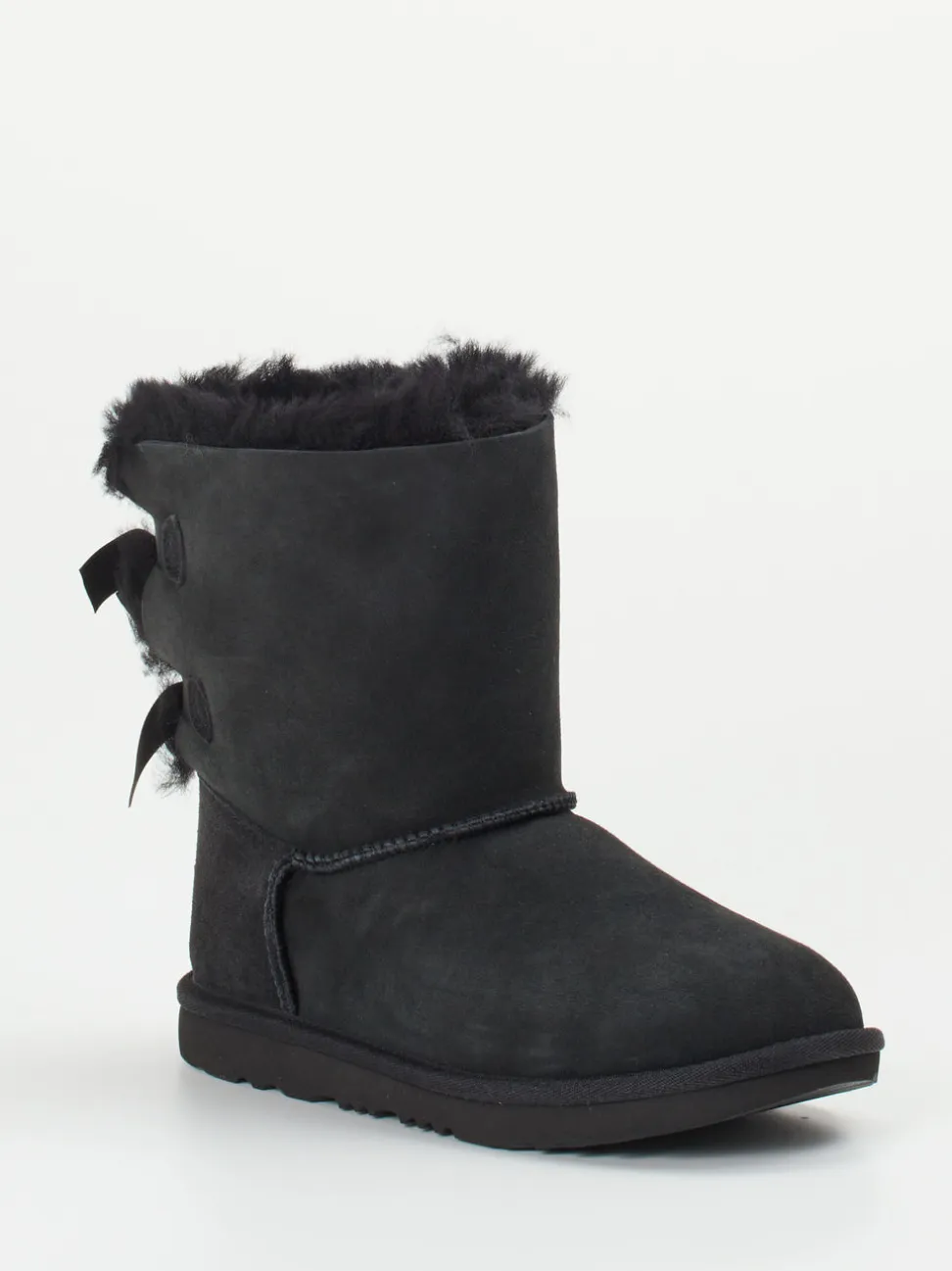 UGG – Winterboots aus Veloursleder Schwarz