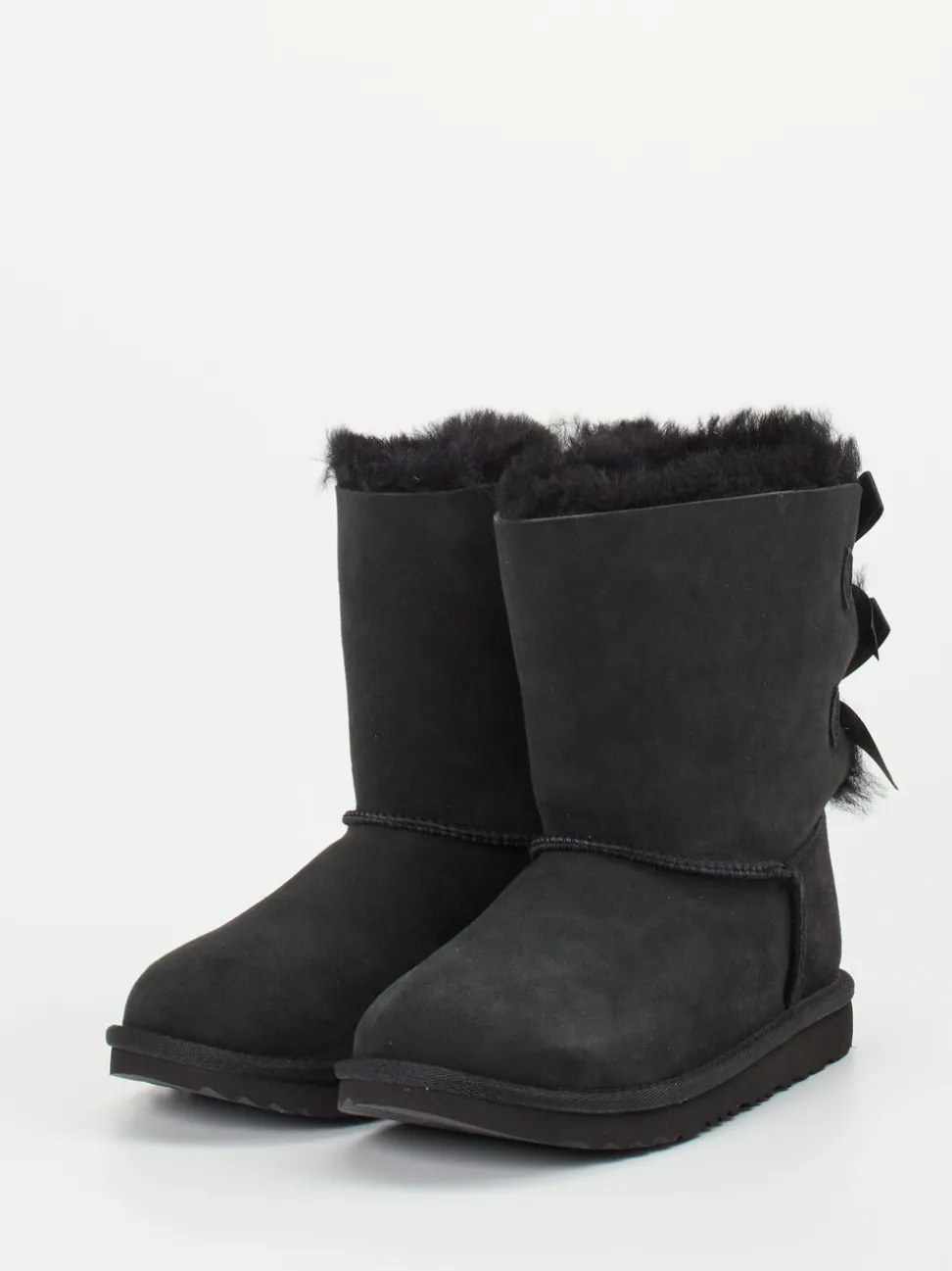 UGG – Winterboots aus Veloursleder Schwarz