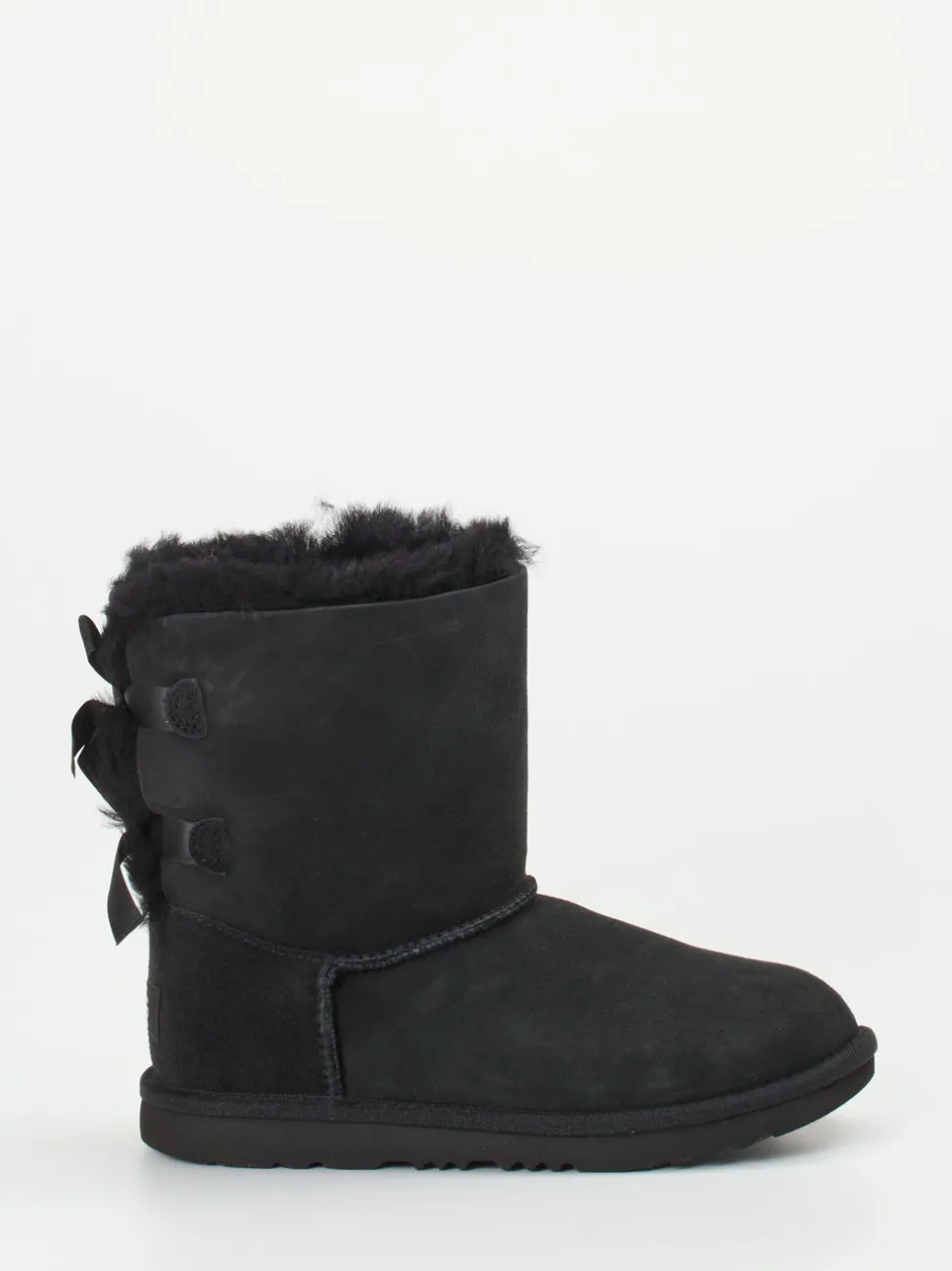 UGG – Winterboots aus Veloursleder Schwarz