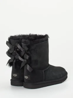 UGG – Winterboots aus Veloursleder Schwarz