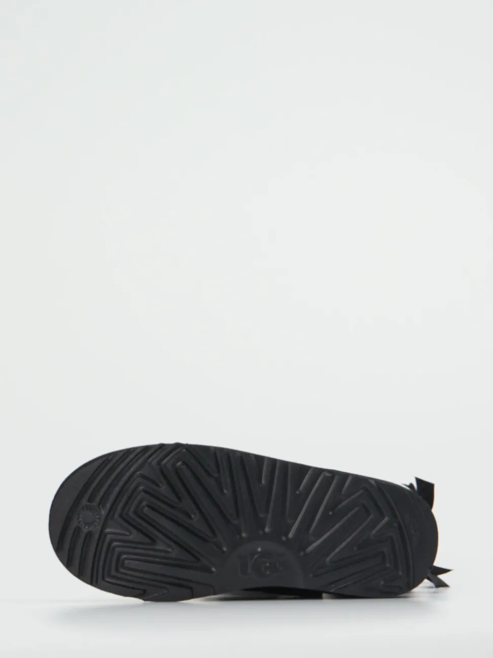 UGG – Winterboots aus Veloursleder Schwarz