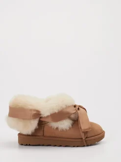 UGG – Winterboots aus Veloursleder camelbraun
