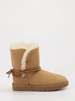 UGG – Winterboots aus Veloursleder camelbraun
