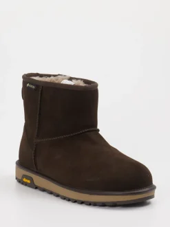 UGG – Winter-Boots aus Veloursleder Dunkelbraun