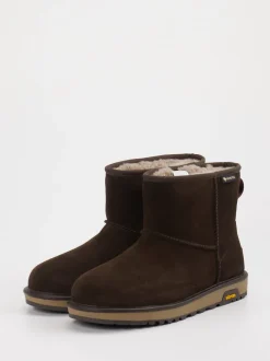 UGG – Winter-Boots aus Veloursleder Dunkelbraun