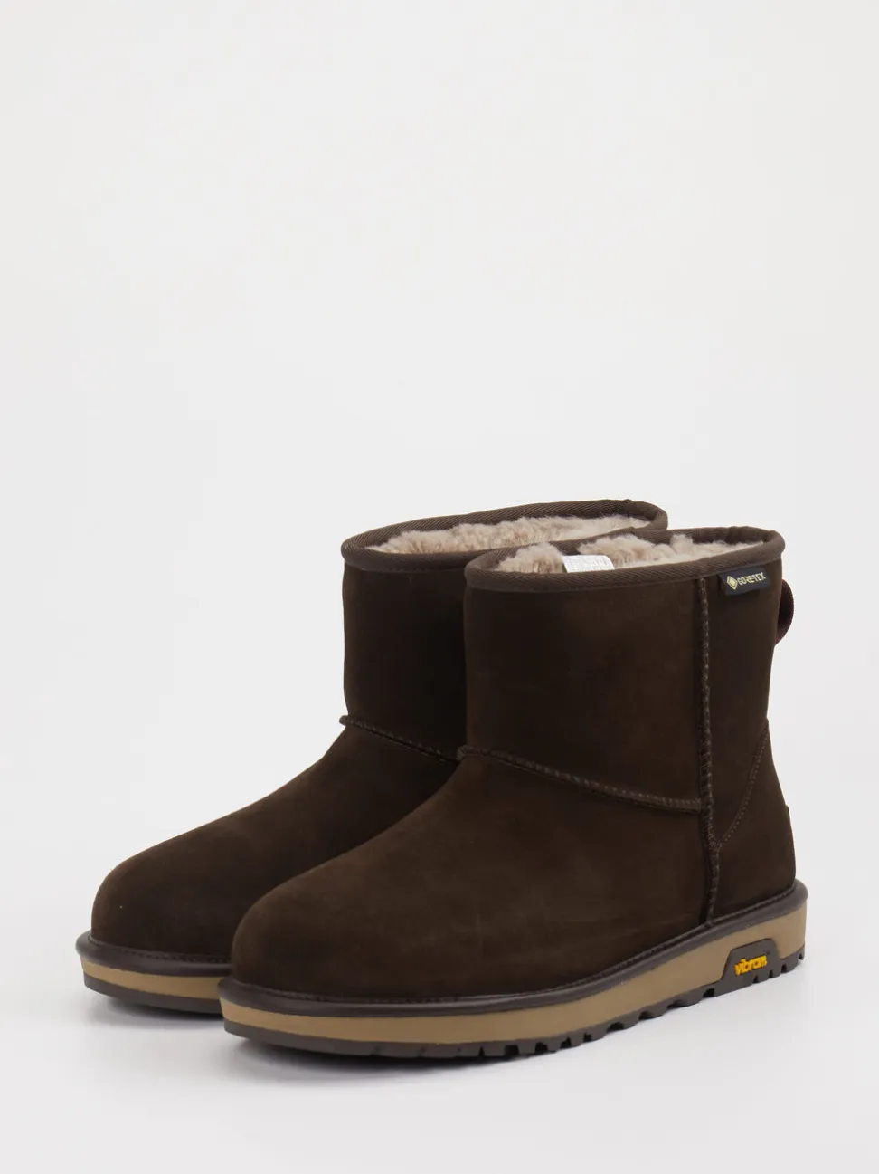 UGG – Winter-Boots aus Veloursleder Dunkelbraun