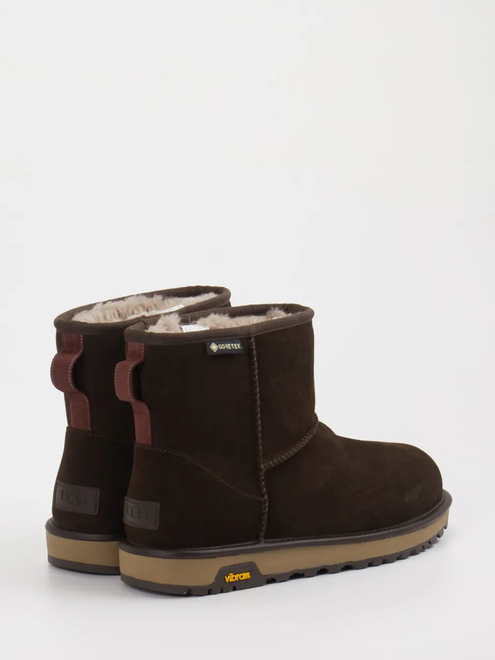 UGG – Winter-Boots aus Veloursleder Dunkelbraun