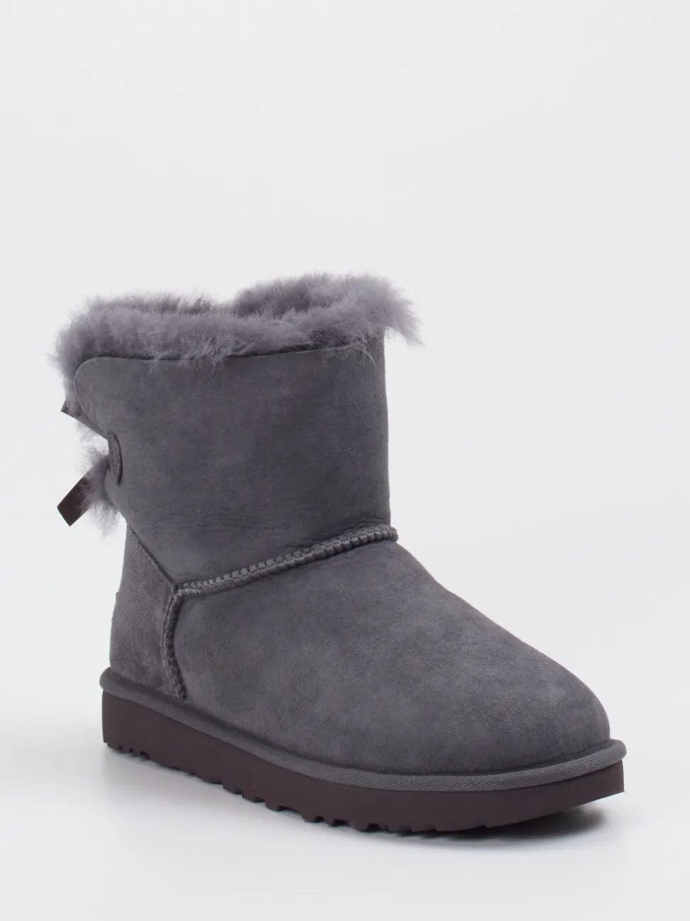 UGG – Winterboots aus Veloursleder in Grau