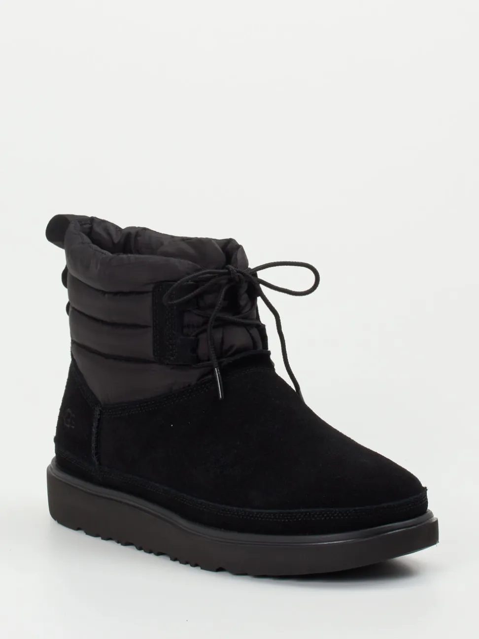 UGG – Winter-Boots aus Veloursleder schwarz