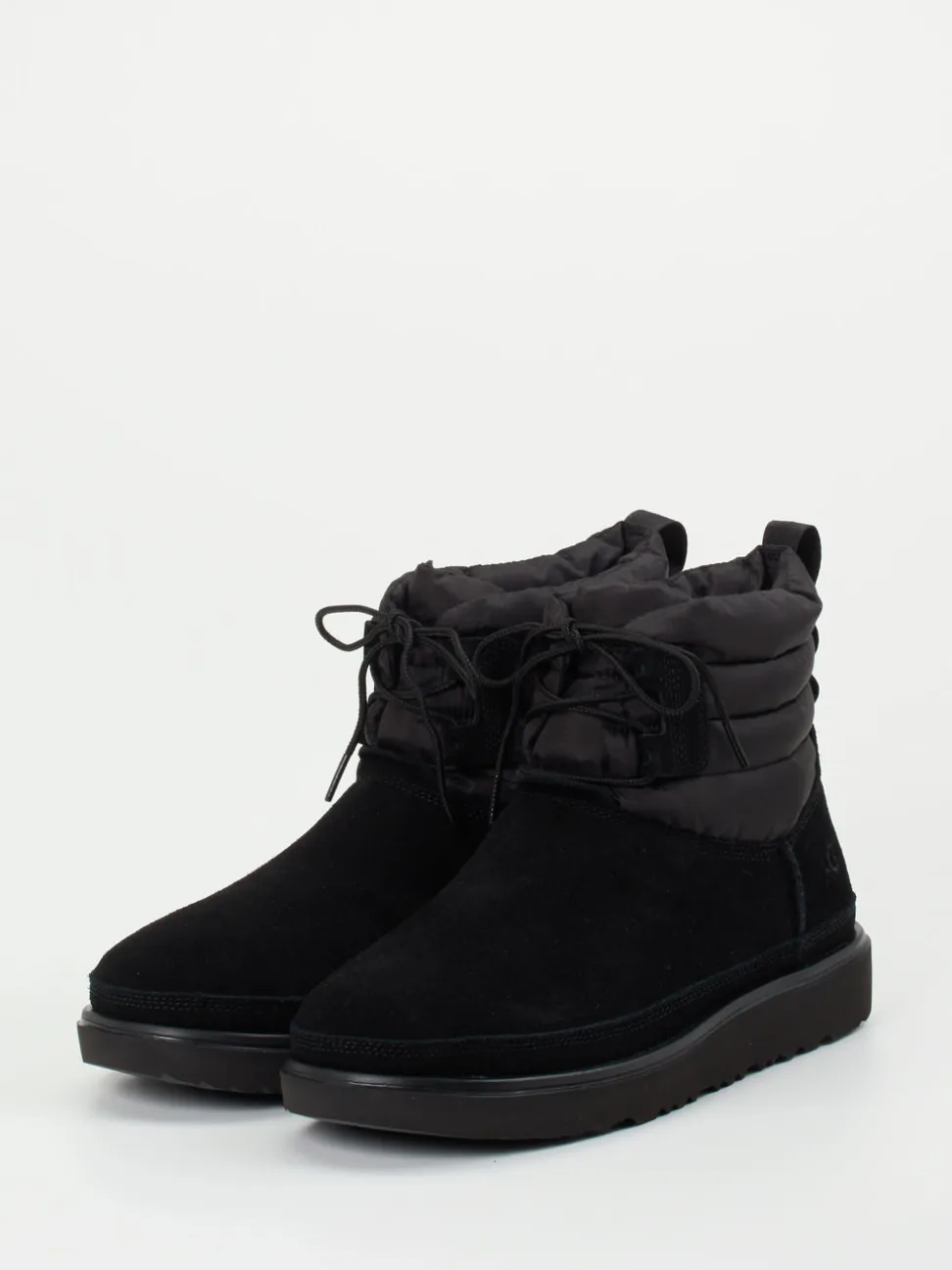 UGG – Winter-Boots aus Veloursleder schwarz