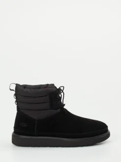 UGG – Winter-Boots aus Veloursleder schwarz