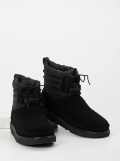 UGG – Winter-Boots aus Veloursleder schwarz