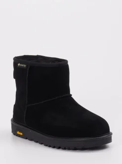 UGG – Winter-Stiefelette aus Veloursleder schwarz
