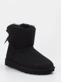 UGG – Winter-Stiefeletten aus Veloursleder schwarz