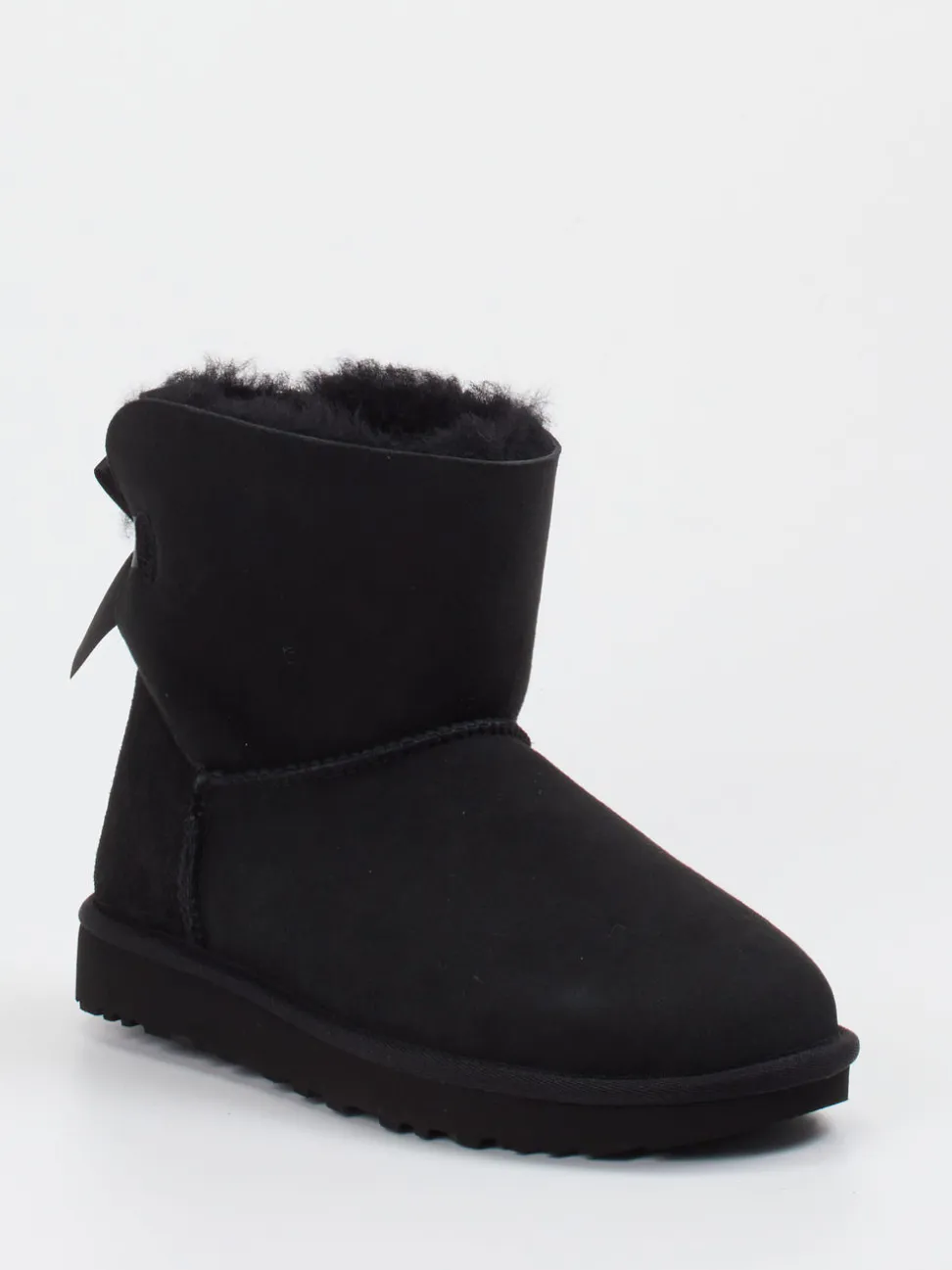 UGG – Winter-Stiefeletten aus Veloursleder schwarz