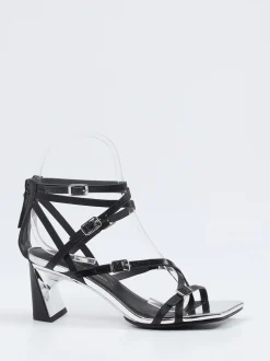 United Nude – High Heel Sandalen aus Kalbleder schwarz