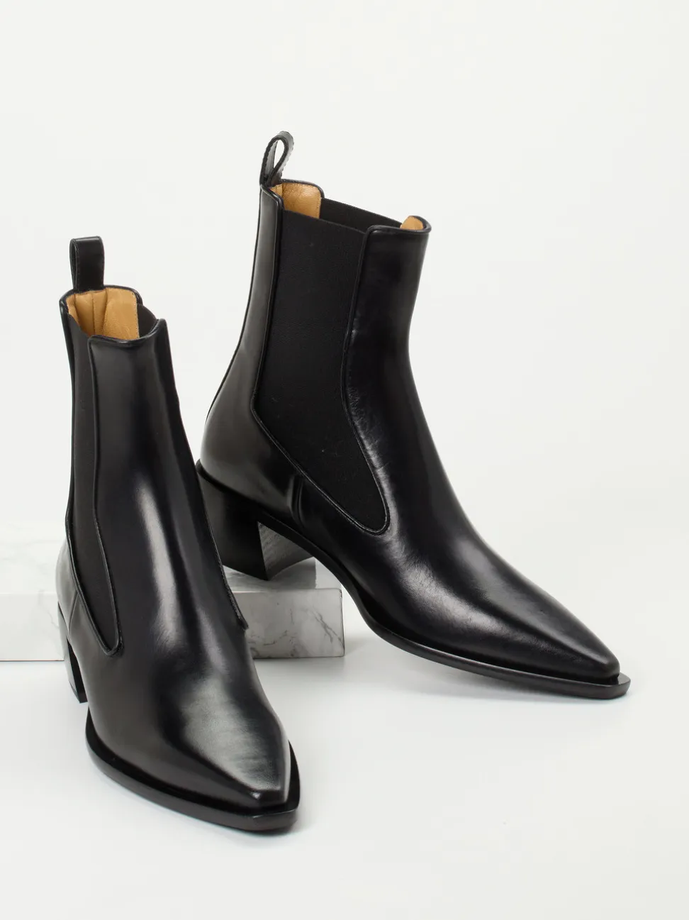 Unützer – Chelsea Boots aus Kalbleder schwarz