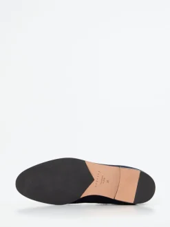Unützer – Chelsea Boots aus Veloursleder Dunkelblau