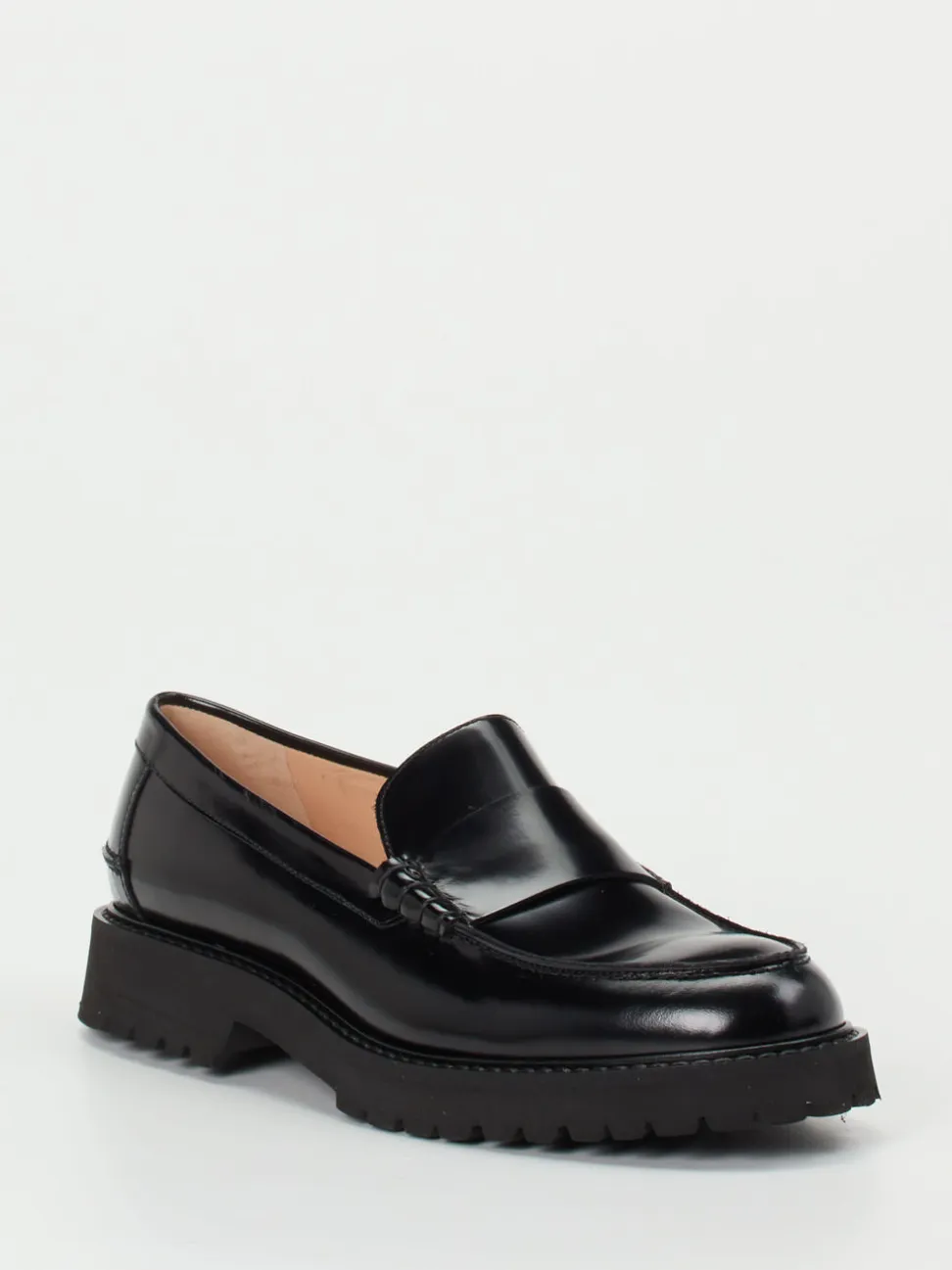 Unützer – Loafer aus Hochglanzleder in Schwarz