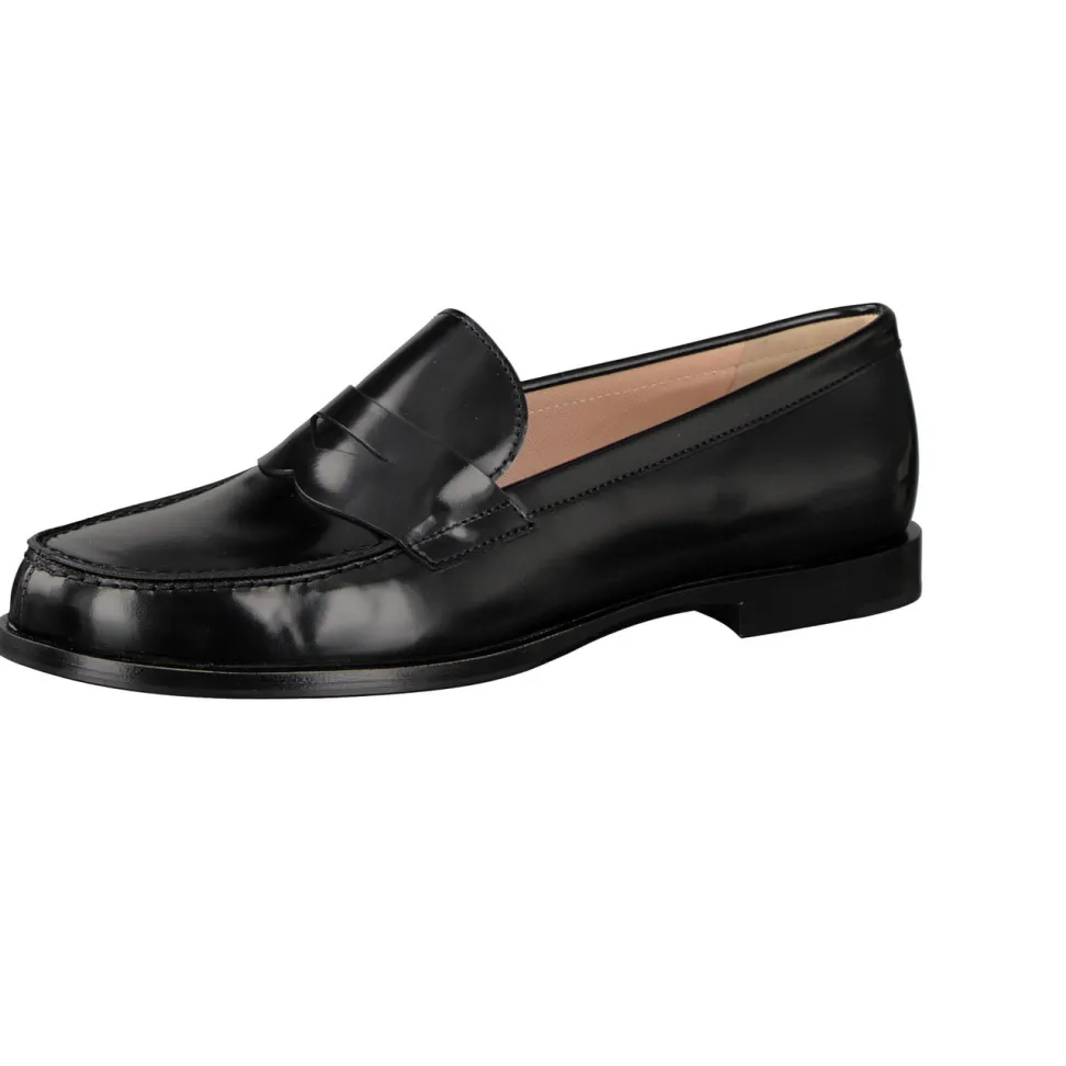 Unützer – Loafer aus Hochglanzleder Schwarz