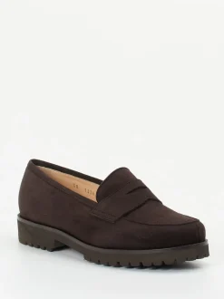 Unützer – Loafer aus Veloursleder dunkelbraun