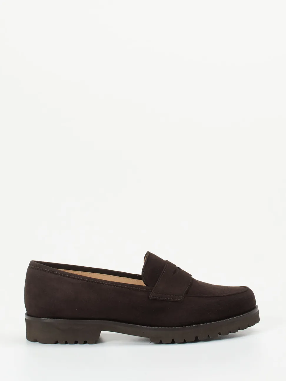 Unützer – Loafer aus Veloursleder dunkelbraun