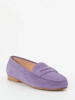 Unützer – Loafer aus Veloursleder in Flieder