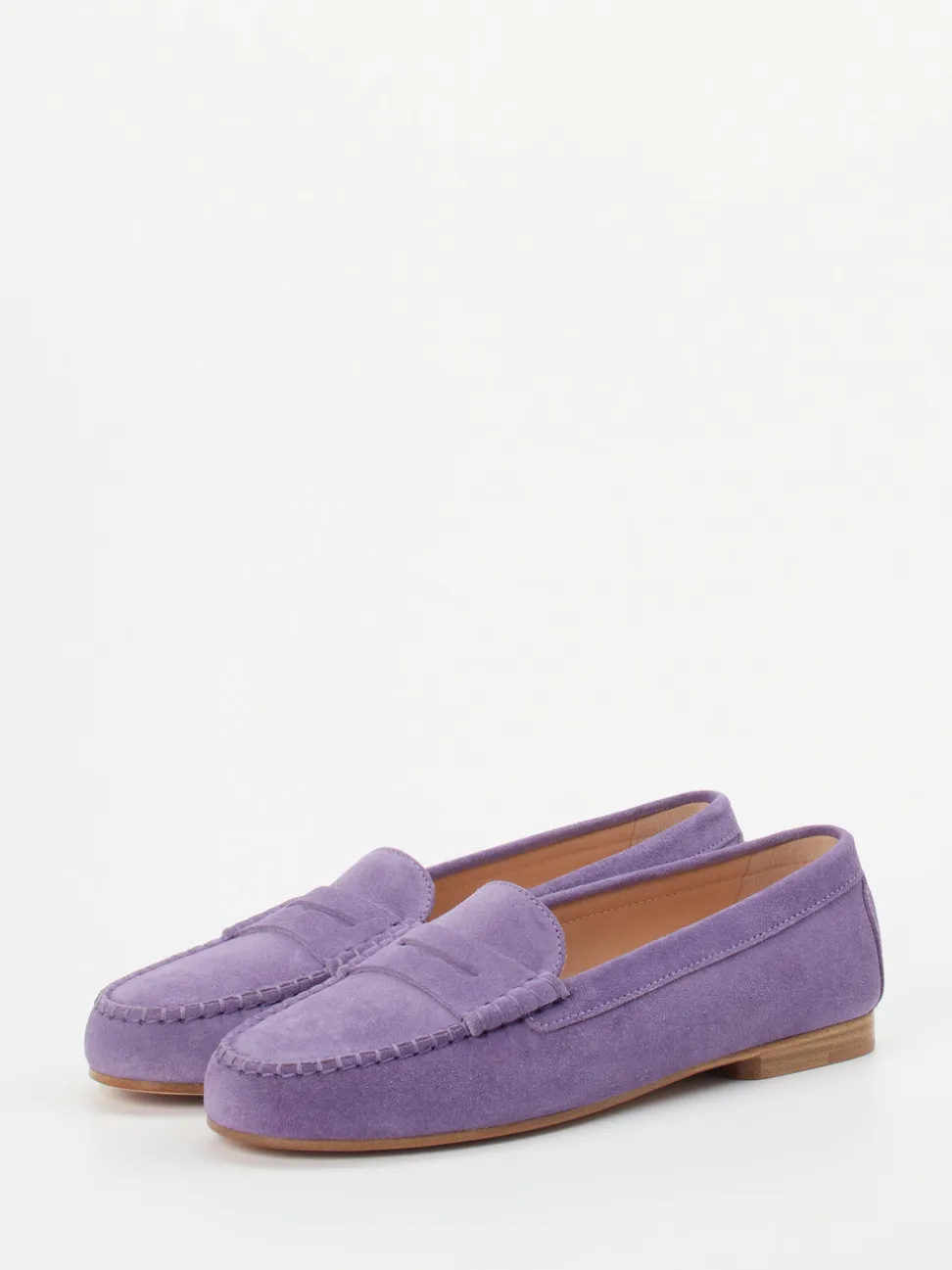Unützer – Loafer aus Veloursleder in Flieder