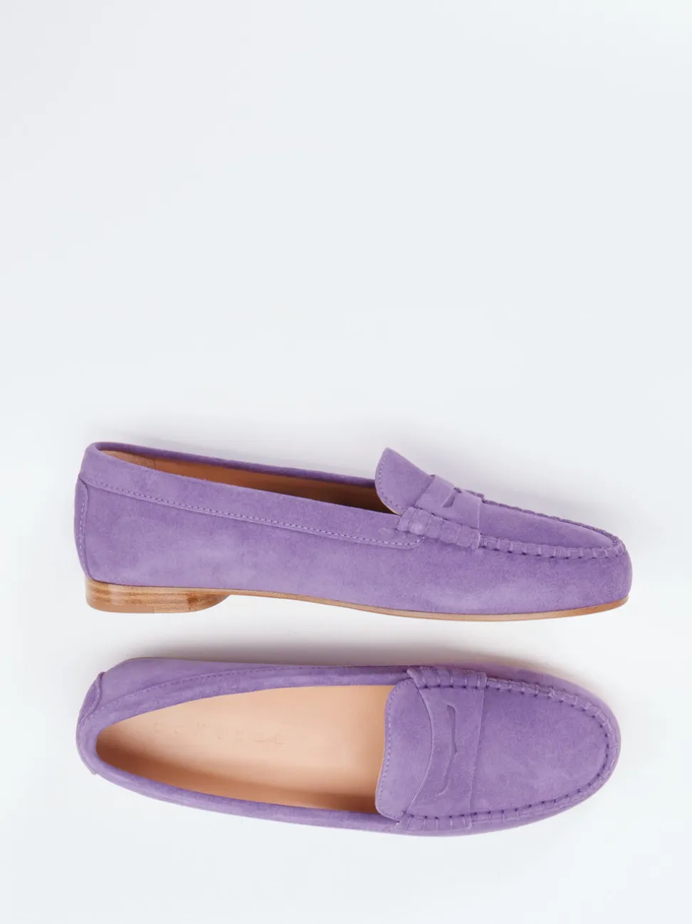 Unützer – Loafer aus Veloursleder in Flieder