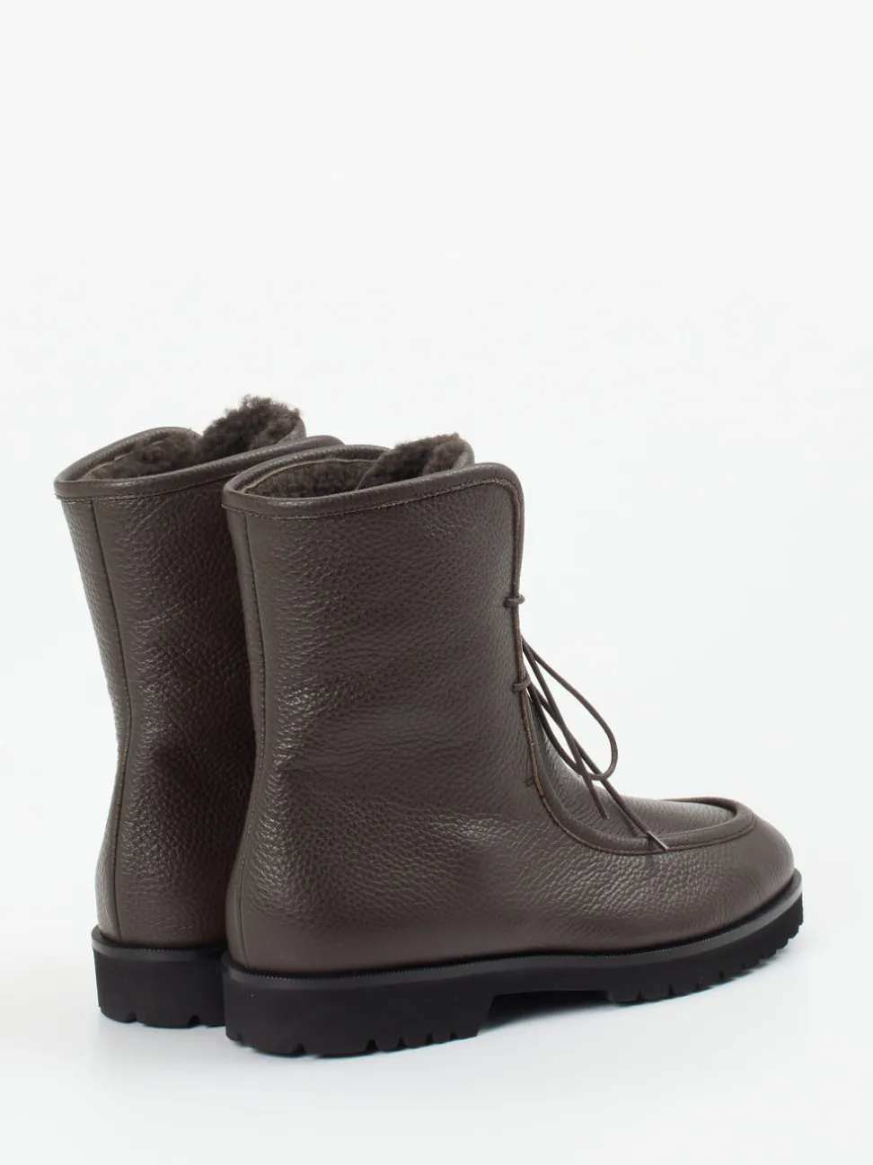 Unützer – Schnürstiefelette aus Kalbleder braun