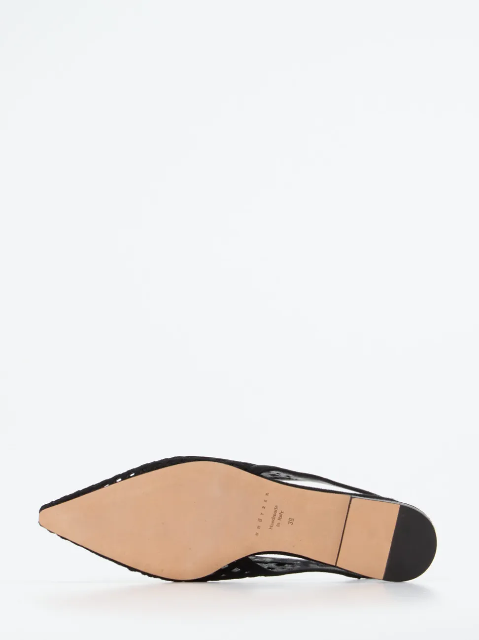 Unützer – Slingback-Ballerinas aus Veloursleder Schwarz