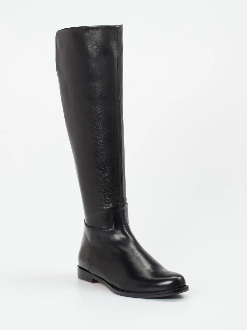 Unützer – Stiefel aus Lammleder schwarz glänzend