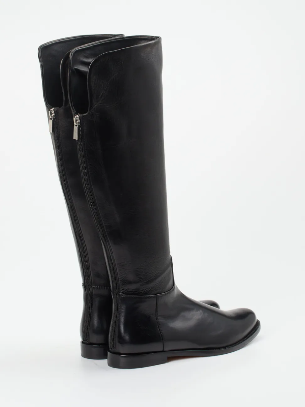 Unützer – Stiefel aus Lammleder schwarz glänzend