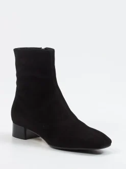 Unützer – Stiefeletten aus Veloursleder Schwarz