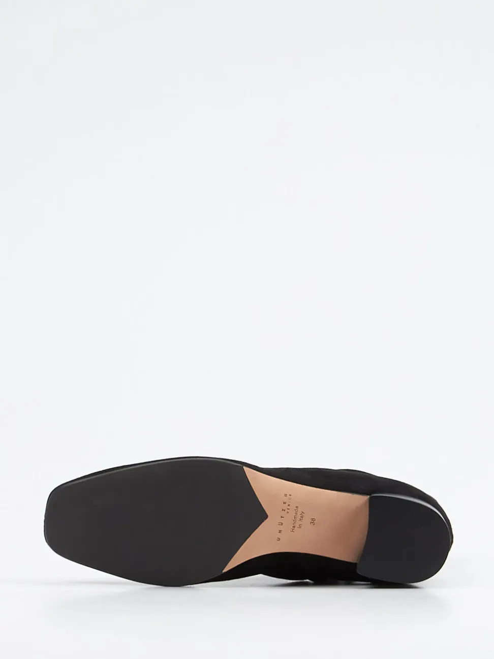 Unützer – Stiefeletten aus Veloursleder Schwarz