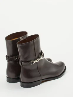 Unützer – Stiefeletten aus Kalbleder Dunkelbraun