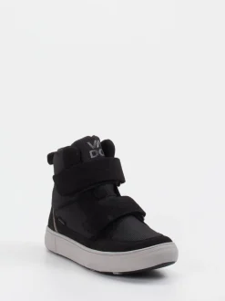 Vado – High-Top Sneaker aus Veloursleder schwarz